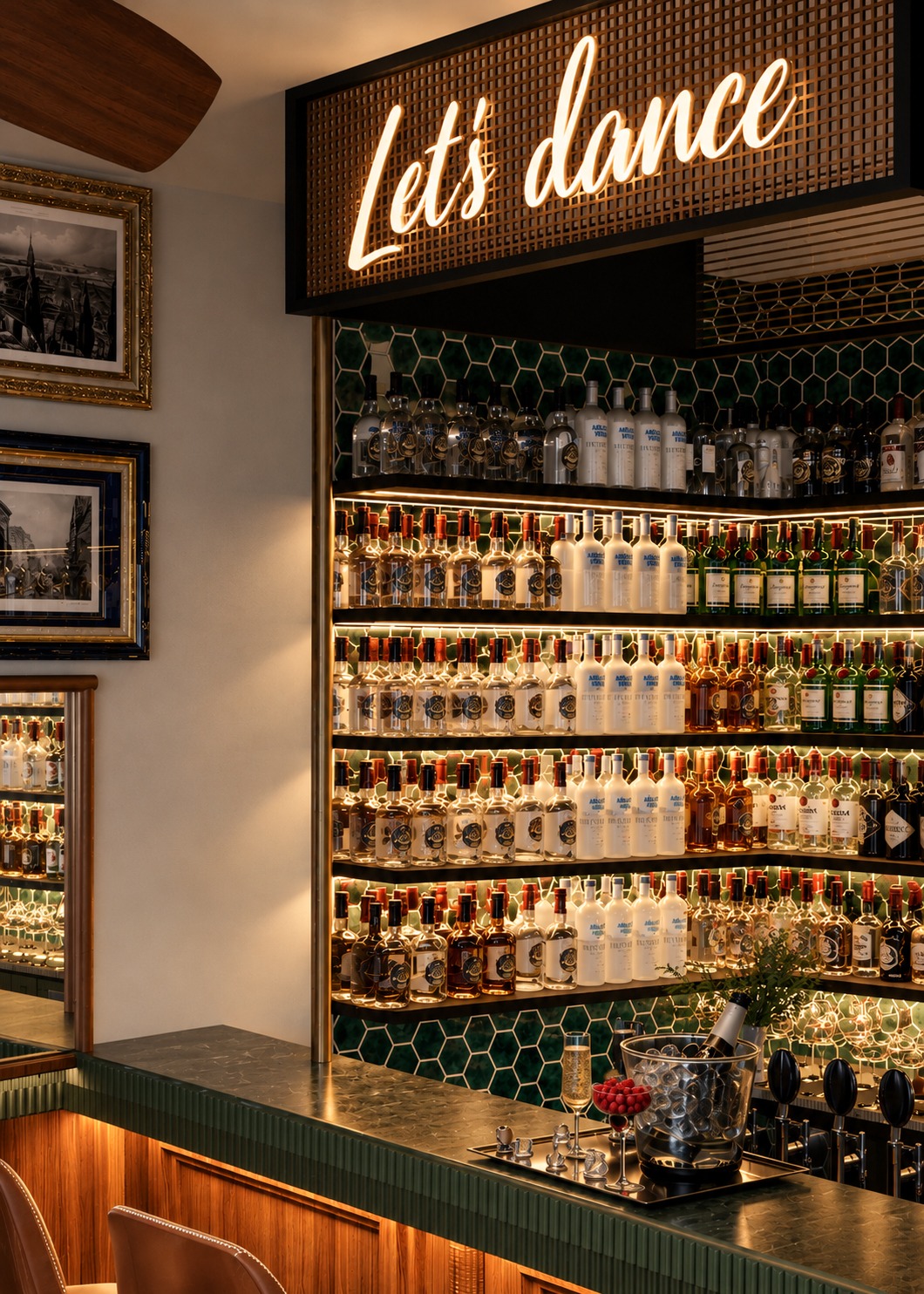 Bar display